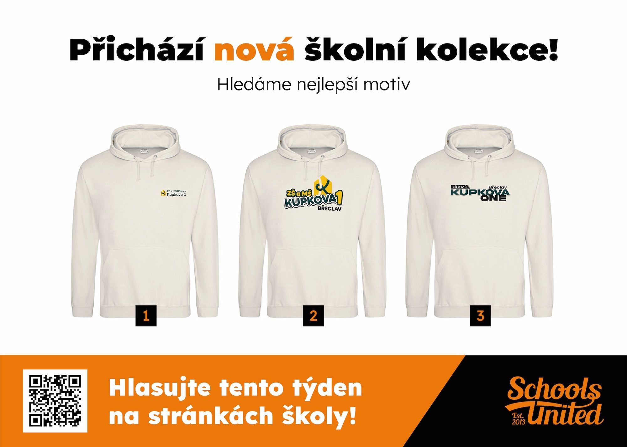 Hlasujte o nový motiv pro naši školní kolekci!